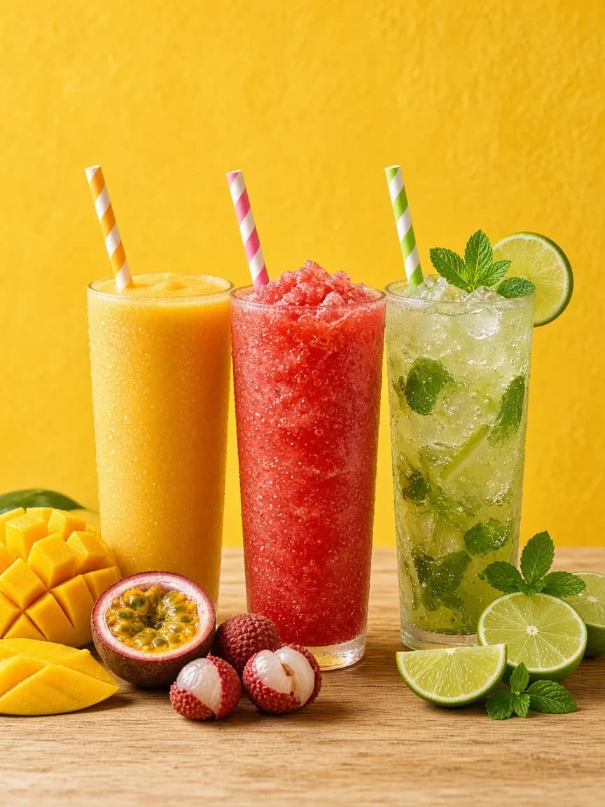 Frische Fruchtgetränke